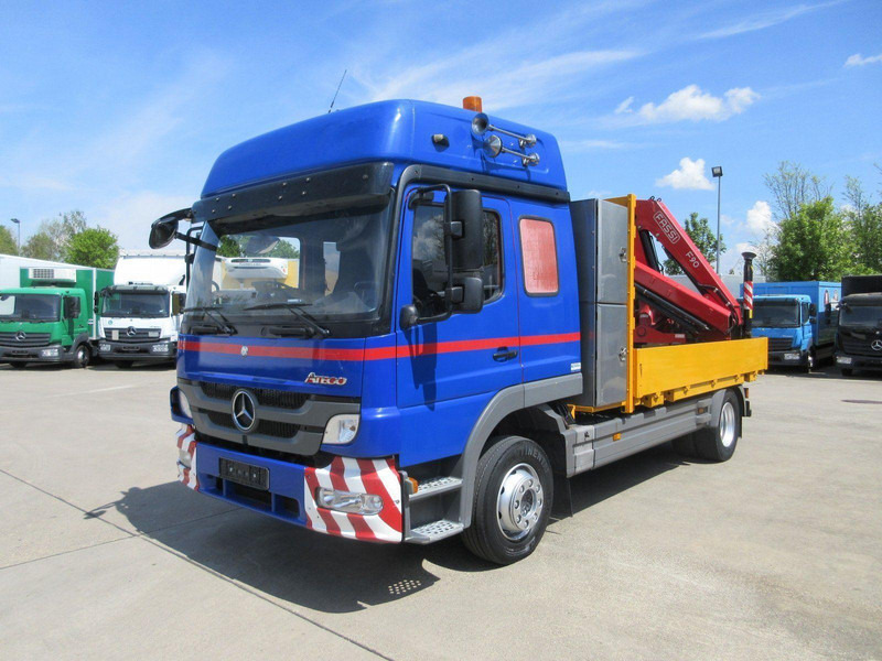 Mercedes-Benz ATEGO 1224 L - Platós teherautó, Darus autó: 2 kép. Mercedes-Benz ATEGO 1224 L - Platós teherautó, Darus autó: 2 kép.