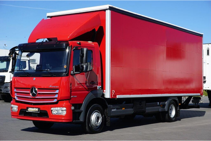 Mercedes-Benz ATEGO / 1530 / ACC / E 6 / FIRANKA + WINDA / ŁAD.7855 KG / 18 PA - Ponyvás teherautó: 2 kép. Mercedes-Benz ATEGO / 1530 / ACC / E 6 / FIRANKA + WINDA / ŁAD.7855 KG / 18 PA - Ponyvás teherautó: 2 kép.