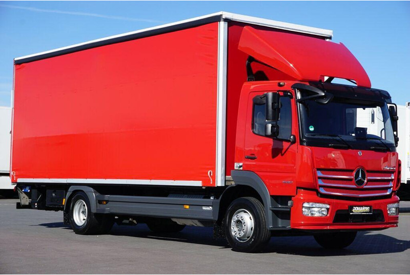 Mercedes-Benz ATEGO / 1530 / ACC / E 6 / FIRANKA + WINDA / ŁAD.7855 KG / 18 PA - Ponyvás teherautó: 1 kép. Mercedes-Benz ATEGO / 1530 / ACC / E 6 / FIRANKA + WINDA / ŁAD.7855 KG / 18 PA - Ponyvás teherautó: 1 kép.