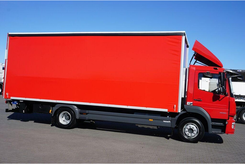 Mercedes-Benz ATEGO / 1530 / ACC / E 6 / FIRANKA + WINDA / ŁAD.7855 KG / 18 PA - Ponyvás teherautó: 4 kép. Mercedes-Benz ATEGO / 1530 / ACC / E 6 / FIRANKA + WINDA / ŁAD.7855 KG / 18 PA - Ponyvás teherautó: 4 kép.