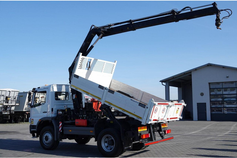 Mercedes-Benz ATEGO 16.24 / 4X4 / WYWROTKA + HDS HIAB 111 BS-2 / PILOT / ROT - Billenőplatós teherautó: 3 kép. Mercedes-Benz ATEGO 16.24 / 4X4 / WYWROTKA + HDS HIAB 111 BS-2 / PILOT / ROT - Billenőplatós teherautó: 3 kép.