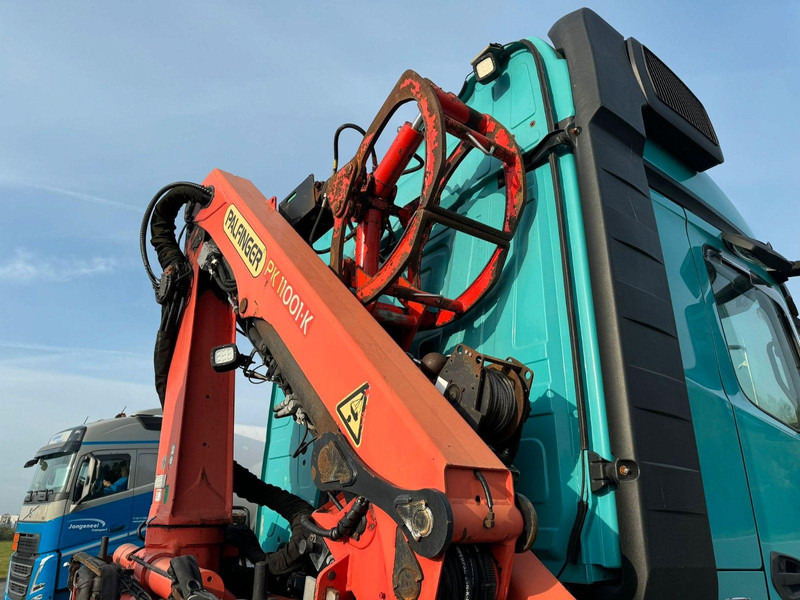 Mercedes-Benz Actros 2540 6x2 Abrollkipper Kran PK 11001 - Platós teherautó, Darus autó: 5 kép. Mercedes-Benz Actros 2540 6x2 Abrollkipper Kran PK 11001 - Platós teherautó, Darus autó: 5 kép.