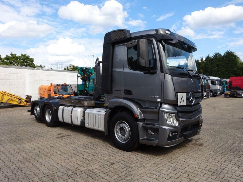 Horgos rakodó teherautó Mercedes-Benz Actros 2545 - Hook lift truck 6x2: 12 kép.