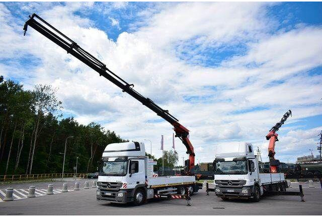Mercedes-Benz Actros 2546 6x2 Palfinger PK 53002 Crane Kran - Platós teherautó, Darus autó: 4 kép. Mercedes-Benz Actros 2546 6x2 Palfinger PK 53002 Crane Kran - Platós teherautó, Darus autó: 4 kép.