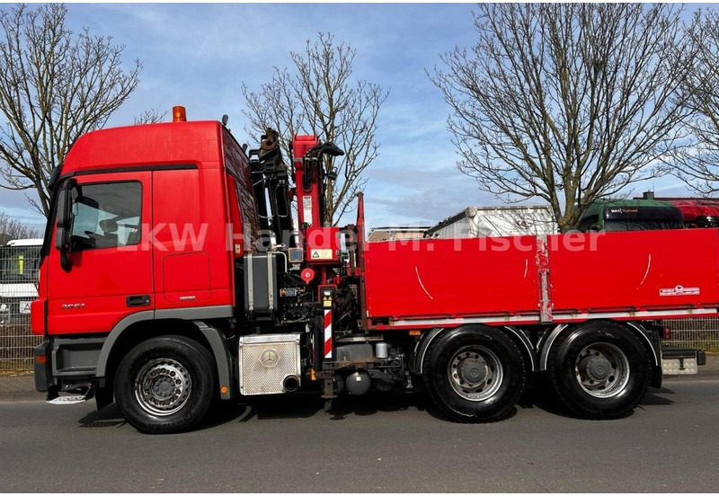 Mercedes-Benz Actros 2651 6x4 Crane Atlas190.2 - Platós teherautó, Darus autó: 4 kép. Mercedes-Benz Actros 2651 6x4 Crane Atlas190.2 - Platós teherautó, Darus autó: 4 kép.