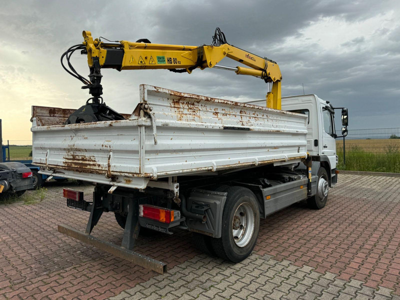 Mercedes-Benz Atego 1218 Meiller Kipper / Kran / Greifer - Billenőplatós teherautó, Darus autó: 5 kép. Mercedes-Benz Atego 1218 Meiller Kipper / Kran / Greifer - Billenőplatós teherautó, Darus autó: 5 kép.