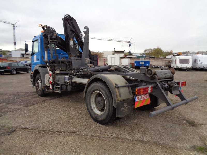 Mercedes-Benz Atego 1828 Hook lift truck + Crane Hiab 102 - Horgos rakodó teherautó, Darus autó: 4 kép. Mercedes-Benz Atego 1828 Hook lift truck + Crane Hiab 102 - Horgos rakodó teherautó, Darus autó: 4 kép.