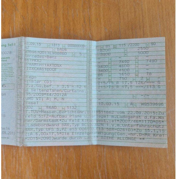 Mercedes-Benz Atego 816 LADEBORD EU6 KLIMA 1HAND lízing Mercedes-Benz Atego 816 LADEBORD EU6 KLIMA 1HAND: 13 kép.