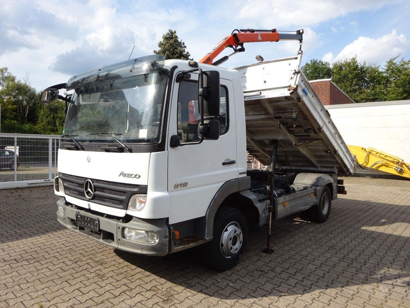 Mercedes-Benz Atego 818 3 way Meiller tipper + crane Terex 36.2 - Billenőplatós kisteherautó: 3 kép. Mercedes-Benz Atego 818 3 way Meiller tipper + crane Terex 36.2 - Billenőplatós kisteherautó: 3 kép.