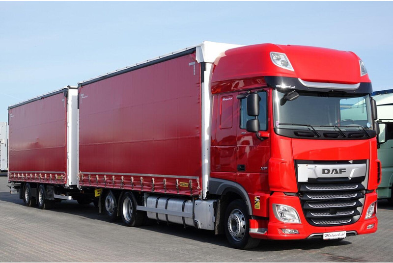 DAF XF 480 / ZESTAW TANDEM / 120 M3 / PRZEJAZDOWY / PO ZŁOTYM KONTRA - Nyergesvontató: 1 kép. DAF XF 480 / ZESTAW TANDEM / 120 M3 / PRZEJAZDOWY / PO ZŁOTYM KONTRA - Nyergesvontató: 1 kép.