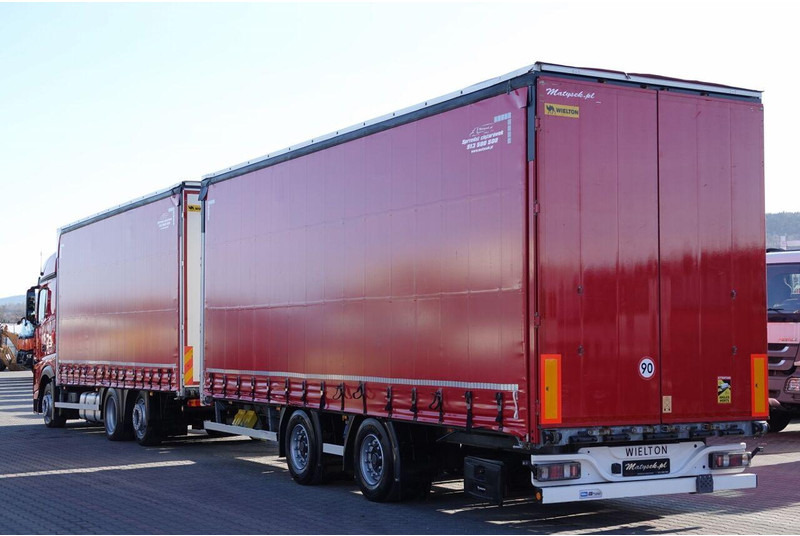 Mercedes-Benz ACTROS 2548 / ZESTAW TANDEM 120 M3 / PRZEJAZDOWY / KLIMA POSTOJO - Nyergesvontató: 3 kép. Mercedes-Benz ACTROS 2548 / ZESTAW TANDEM 120 M3 / PRZEJAZDOWY / KLIMA POSTOJO - Nyergesvontató: 3 kép.