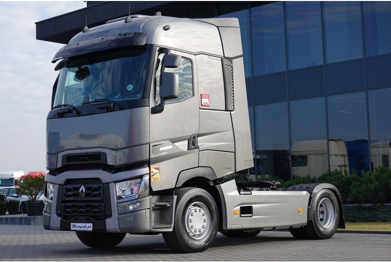 Renault T480 / 13 L / RETARDER / I-PARK COOL / OPONY 100% / METALIK / - Nyergesvontató: 1 kép. Renault T480 / 13 L / RETARDER / I-PARK COOL / OPONY 100% / METALIK / - Nyergesvontató: 1 kép.