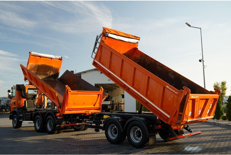 Scania G 440 / 6x6 / ZESTAW / WYWROTKA TRZY-STRONNA / 2X HYDROBURTA /PR - Nyergesvontató: 4 kép. Scania G 440 / 6x6 / ZESTAW / WYWROTKA TRZY-STRONNA / 2X HYDROBURTA /PR - Nyergesvontató: 4 kép.