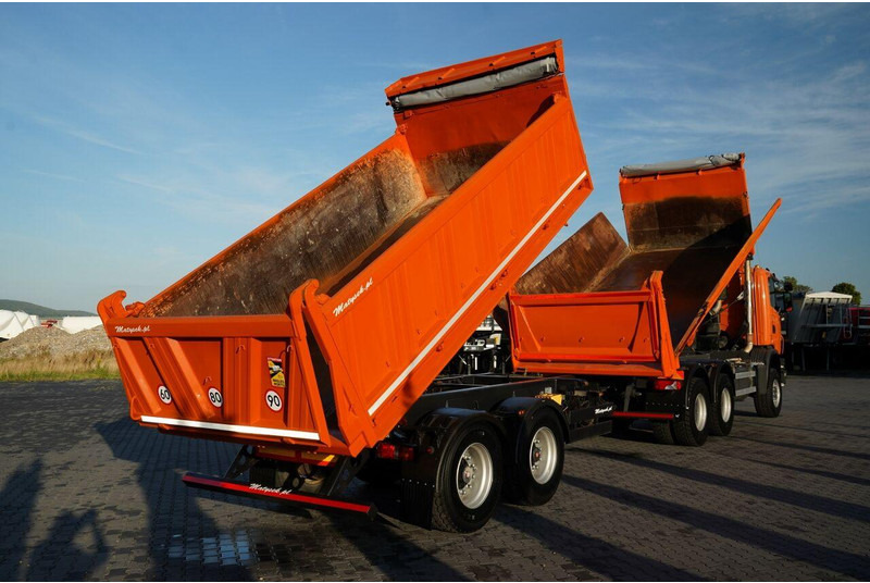 Scania G 440 / 6x6 / ZESTAW / WYWROTKA TRZY-STRONNA / 2X HYDROBURTA /PR - Nyergesvontató: 5 kép. Scania G 440 / 6x6 / ZESTAW / WYWROTKA TRZY-STRONNA / 2X HYDROBURTA /PR - Nyergesvontató: 5 kép.