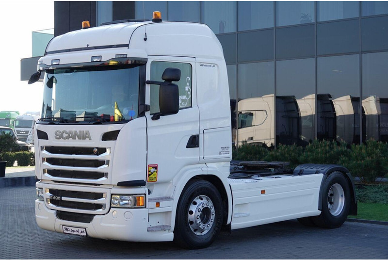 Scania G 490 / RETARDER / HIGHLINE / ALUFELGI / SPROWADZONA - Nyergesvontató: 3 kép. Scania G 490 / RETARDER / HIGHLINE / ALUFELGI / SPROWADZONA - Nyergesvontató: 3 kép.