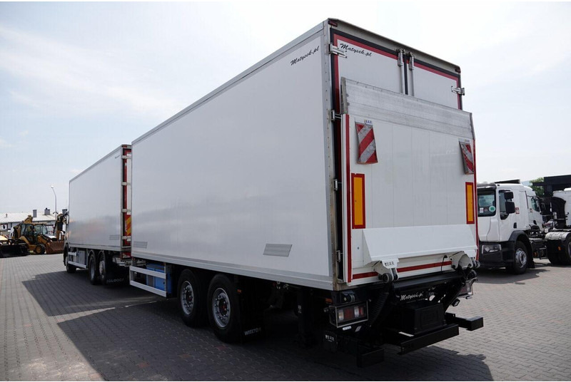 Scania P 410 / CHŁODNIA / ZESTAW TANDEM / PRZEJAZDOWY / 3x Agregat FRIG - Nyergesvontató: 4 kép. Scania P 410 / CHŁODNIA / ZESTAW TANDEM / PRZEJAZDOWY / 3x Agregat FRIG - Nyergesvontató: 4 kép.