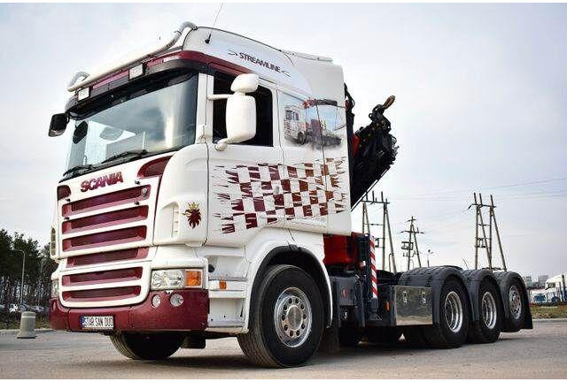 Nyergesvontató Scania R 480 8x4 FASSI 455 EURO 5 KRAN CRAN: 7 kép.