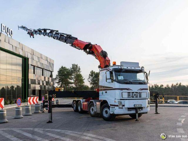 Volvo FH 520 8x2 PALFINGER PK 100002 HDS Fly Jib Cran - Nyergesvontató: 2 kép. Volvo FH 520 8x2 PALFINGER PK 100002 HDS Fly Jib Cran - Nyergesvontató: 2 kép.