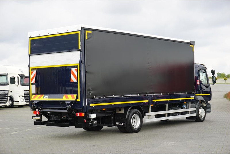 Renault D 16 / 280 / ACC / E 6 / BURTOFIRANKA + WINDA / ŁAD. 8 580 KG / - Ponyvás teherautó: 5 kép. Renault D 16 / 280 / ACC / E 6 / BURTOFIRANKA + WINDA / ŁAD. 8 580 KG / - Ponyvás teherautó: 5 kép.