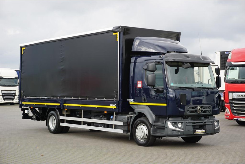 Renault D 16 / 280 / ACC / E 6 / BURTOFIRANKA + WINDA / ŁAD. 8 580 KG / - Ponyvás teherautó: 2 kép. Renault D 16 / 280 / ACC / E 6 / BURTOFIRANKA + WINDA / ŁAD. 8 580 KG / - Ponyvás teherautó: 2 kép.