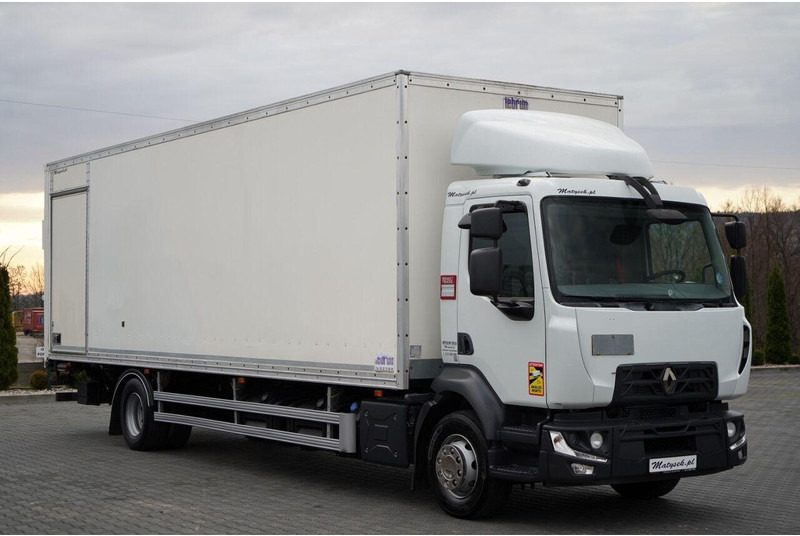 Renault D 210 / 4x2 / KONTENER / 8,6 M / MOCNA PODŁOGA / WINDA DHOLLAND - Dobozos felépítményű teherautó: 2 kép. Renault D 210 / 4x2 / KONTENER / 8,6 M / MOCNA PODŁOGA / WINDA DHOLLAND - Dobozos felépítményű teherautó: 2 kép.