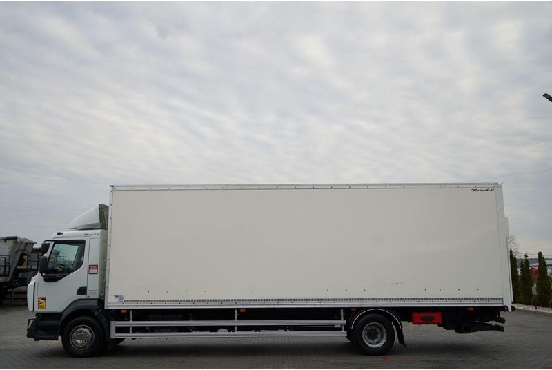 Renault D 210 / 4x2 / KONTENER / 8,6 M / MOCNA PODŁOGA / WINDA DHOLLAND - Dobozos felépítményű teherautó: 5 kép. Renault D 210 / 4x2 / KONTENER / 8,6 M / MOCNA PODŁOGA / WINDA DHOLLAND - Dobozos felépítményű teherautó: 5 kép.