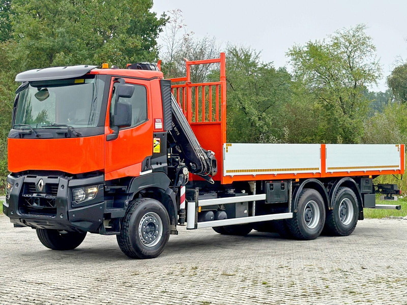 Renault K 380 * HIAB 166 BS-3 HIDUO + FUNK* 6x4 - Billenőplatós teherautó, Darus autó: 3 kép. Renault K 380 * HIAB 166 BS-3 HIDUO + FUNK* 6x4 - Billenőplatós teherautó, Darus autó: 3 kép.
