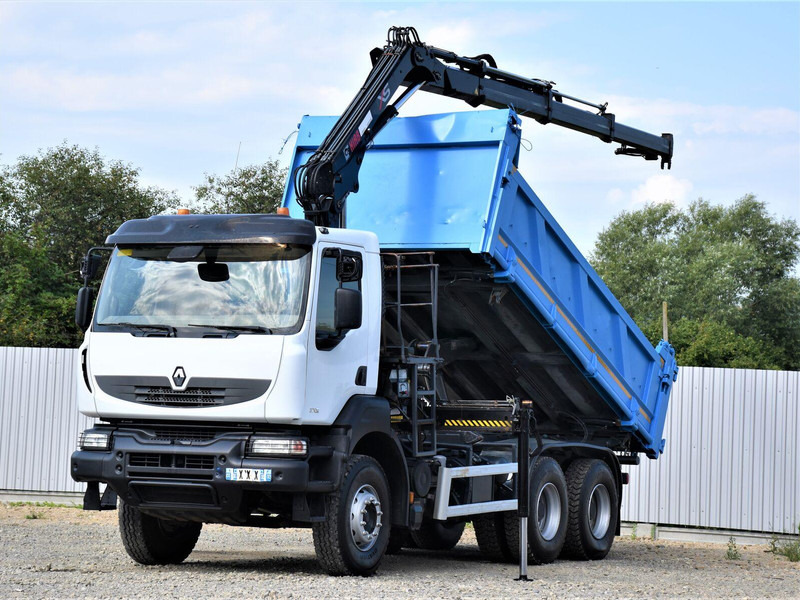 Renault KERAX 370 DXI - Billenőplatós teherautó, Darus autó: 1 kép. Renault KERAX 370 DXI - Billenőplatós teherautó, Darus autó: 1 kép.