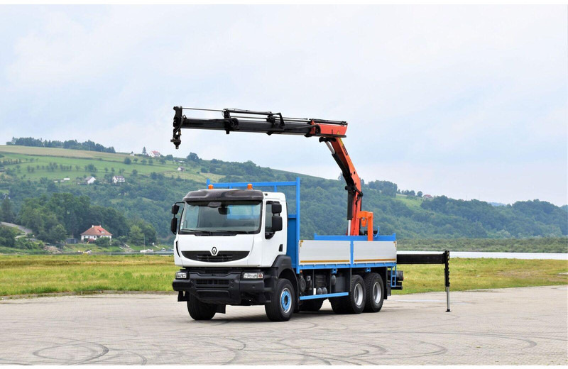 Renault KERAX 370 - Platós teherautó, Darus autó: 2 kép. Renault KERAX 370 - Platós teherautó, Darus autó: 2 kép.