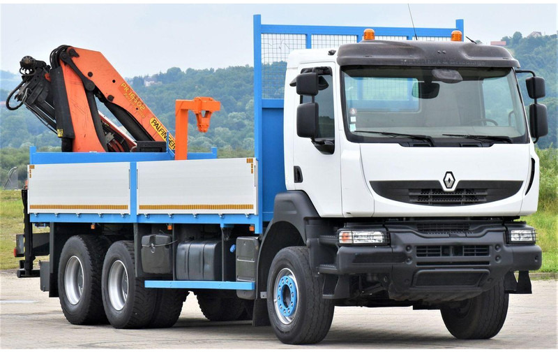 Renault KERAX 370 - Platós teherautó, Darus autó: 3 kép. Renault KERAX 370 - Platós teherautó, Darus autó: 3 kép.