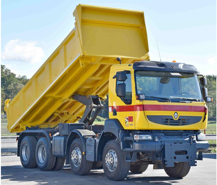 Renault KERAX 410 DXI* KIPPER 6,00m + BORDMATIC/ 8x4 - Billenőplatós teherautó: 3 kép. Renault KERAX 410 DXI* KIPPER 6,00m + BORDMATIC/ 8x4 - Billenőplatós teherautó: 3 kép.