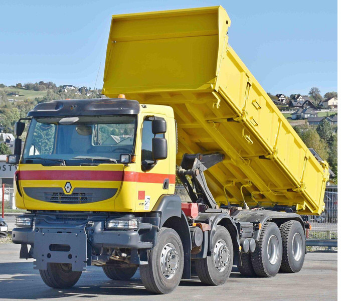Renault KERAX 410 DXI* KIPPER 6,00m + BORDMATIC/ 8x4 - Billenőplatós teherautó: 4 kép. Renault KERAX 410 DXI* KIPPER 6,00m + BORDMATIC/ 8x4 - Billenőplatós teherautó: 4 kép.