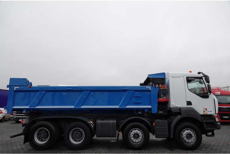 Billenőplatós teherautó Renault KERAX 430 / 8x4 / WYWROTKA / HYDROBURTA / HYDROKLAPA / BORDMATIC: 20 kép. Billenőplatós teherautó Renault KERAX 430 / 8x4 / WYWROTKA / HYDROBURTA / HYDROKLAPA / BORDMATIC: 20 kép.