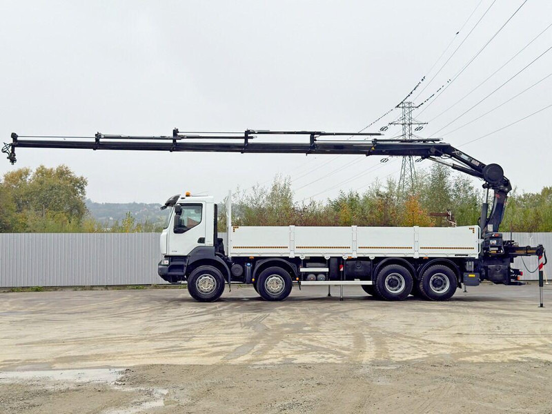 Renault KERAX 430 * HIAB 211 EP-5 HIDUO /FUNK *8x4 - Platós teherautó, Darus autó: 5 kép. Renault KERAX 430 * HIAB 211 EP-5 HIDUO /FUNK *8x4 - Platós teherautó, Darus autó: 5 kép.