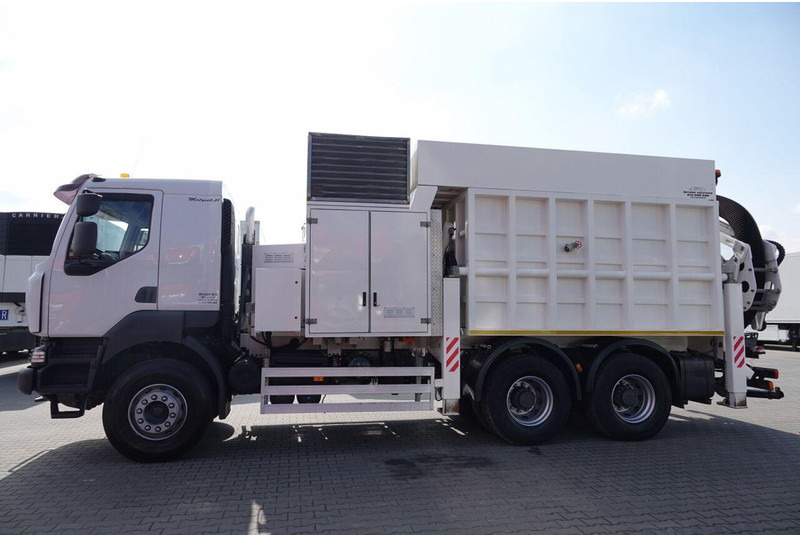 Renault KERAX 450 / 6x4 / MTS SAUGBAGGER 3A11T /ASENIZACYJNY / ŁADOWARKA - Szippantós autó: 4 kép. Renault KERAX 450 / 6x4 / MTS SAUGBAGGER 3A11T /ASENIZACYJNY / ŁADOWARKA - Szippantós autó: 4 kép.