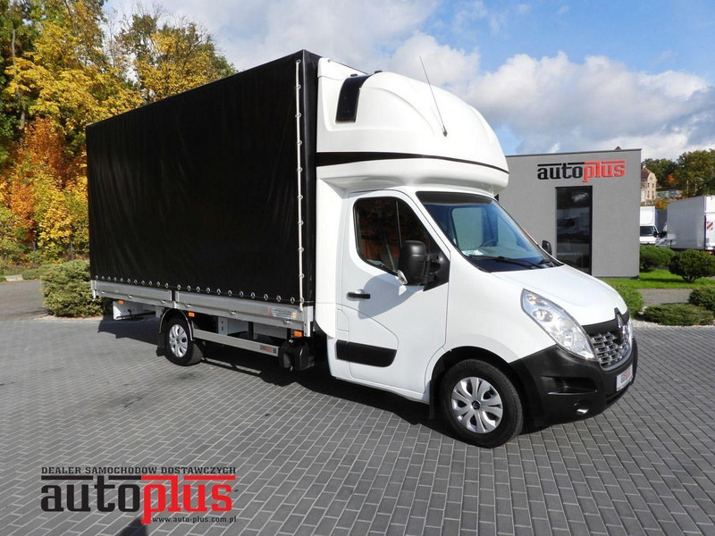 Renault MASTER PLANDEKA 10 PALET WEBASTO TEMPOMAT KLIMATYZACJA  170KM [ - Ponyvás kisteherautó: 1 kép. Renault MASTER PLANDEKA 10 PALET WEBASTO TEMPOMAT KLIMATYZACJA  170KM [ - Ponyvás kisteherautó: 1 kép.