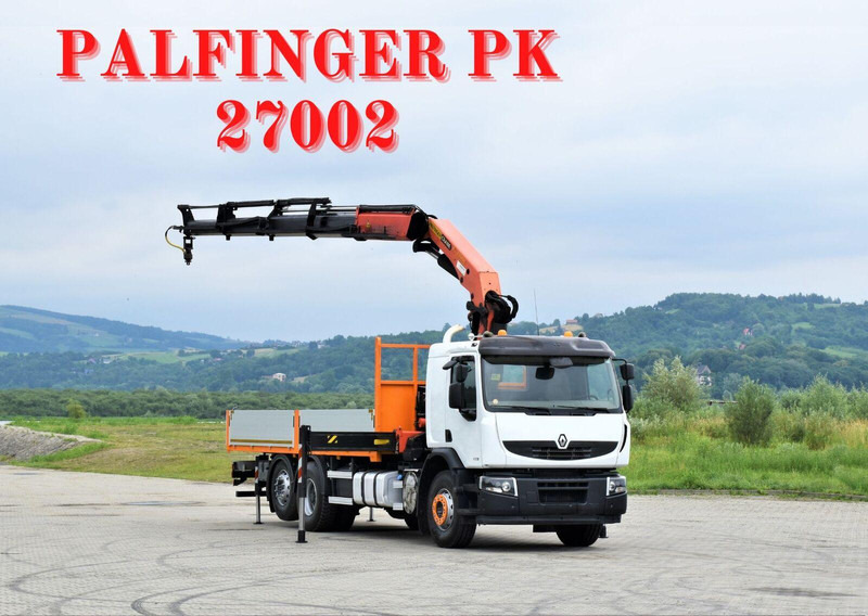 Renault PREMIUM 430 DXI* FUNK * TOPZUSTAND - Platós teherautó, Darus autó: 1 kép. Renault PREMIUM 430 DXI* FUNK * TOPZUSTAND - Platós teherautó, Darus autó: 1 kép.