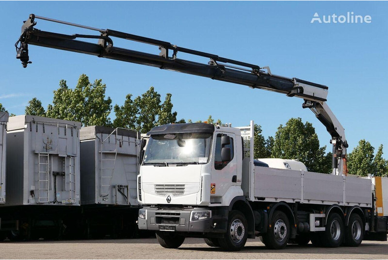 Renault Premium 430DXi - Platós teherautó, Darus autó: 2 kép. Renault Premium 430DXi - Platós teherautó, Darus autó: 2 kép.