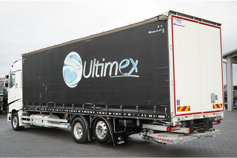 Renault T 440 / 6X2 / SOLÓWKA / FIRANKA 9.5 M / I-PARK COOL / WINDA / AL - Ponyvás teherautó: 3 kép. Renault T 440 / 6X2 / SOLÓWKA / FIRANKA 9.5 M / I-PARK COOL / WINDA / AL - Ponyvás teherautó: 3 kép.