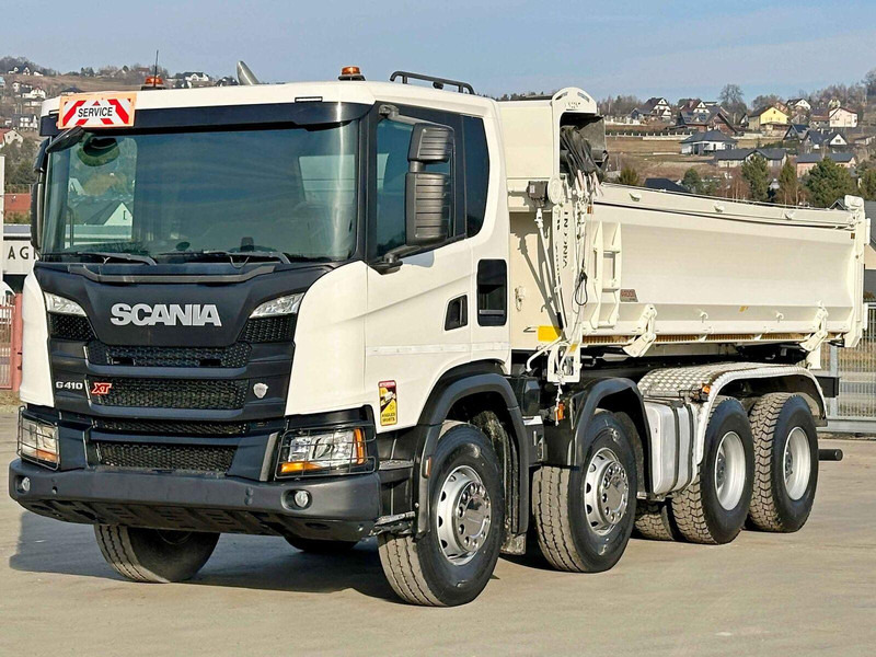 Scania G 410 * Kipper + BORDMATIC* TOPZUSTAND / 8x4 - Billenőplatós teherautó: 2 kép. Scania G 410 * Kipper + BORDMATIC* TOPZUSTAND / 8x4 - Billenőplatós teherautó: 2 kép.