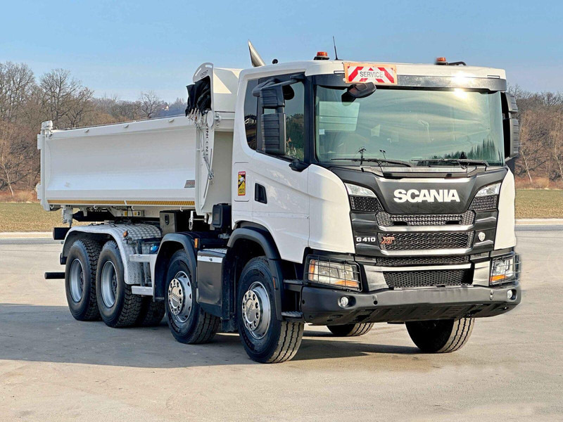 Scania G 410 * Kipper + BORDMATIC* TOPZUSTAND / 8x4 - Billenőplatós teherautó: 1 kép. Scania G 410 * Kipper + BORDMATIC* TOPZUSTAND / 8x4 - Billenőplatós teherautó: 1 kép.
