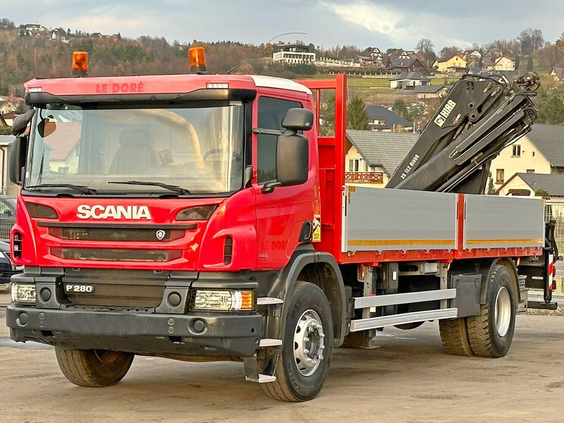 Scania P 280 * HIAB 122 E - 2 HIDUO + FUNK* TOPZUSTAND - Platós teherautó, Darus autó: 3 kép. Scania P 280 * HIAB 122 E - 2 HIDUO + FUNK* TOPZUSTAND - Platós teherautó, Darus autó: 3 kép.