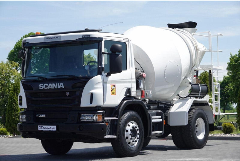 Scania P 320 / BETONOMIESZARKA / GRUSZKA /5 m3 / ALUFELGI / EURO 6 - Betonmixer: 2 kép. Scania P 320 / BETONOMIESZARKA / GRUSZKA /5 m3 / ALUFELGI / EURO 6 - Betonmixer: 2 kép.