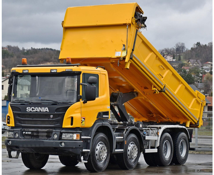 Scania P 410 - Billenőplatós teherautó: 4 kép. Scania P 410 - Billenőplatós teherautó: 4 kép.
