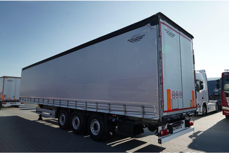 Schmitz Cargobull FIRANKA / STANDARD / MULDA DO STALI - 9 M / DACH PODNOSZONY / OŚ - Ponyvás félpótkocsi: 5 kép. Schmitz Cargobull FIRANKA / STANDARD / MULDA DO STALI - 9 M / DACH PODNOSZONY / OŚ - Ponyvás félpótkocsi: 5 kép.