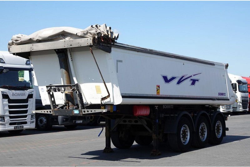 Schmitz Cargobull WYWROTKA / 23 m3 / ALUMINIOWA / OŚ PODNOSZONA / SPROWADZONA - Félpótkocsi billenőplatós: 2 kép. Schmitz Cargobull WYWROTKA / 23 m3 / ALUMINIOWA / OŚ PODNOSZONA / SPROWADZONA - Félpótkocsi billenőplatós: 2 kép.