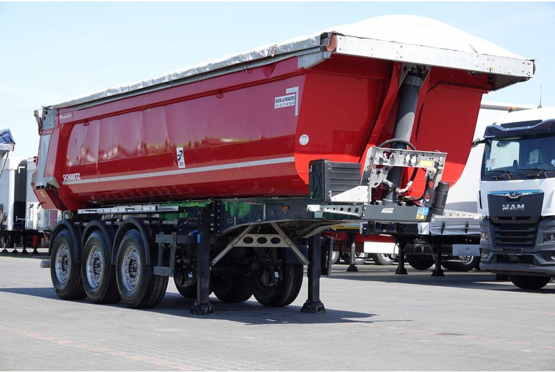 Schmitz Cargobull WYWROTKA / 26 m3 / STALOWA / HYDROKLAPA / OŚ PODNOSZONA / AUTOM - Félpótkocsi billenőplatós: 1 kép. Schmitz Cargobull WYWROTKA / 26 m3 / STALOWA / HYDROKLAPA / OŚ PODNOSZONA / AUTOM - Félpótkocsi billenőplatós: 1 kép.
