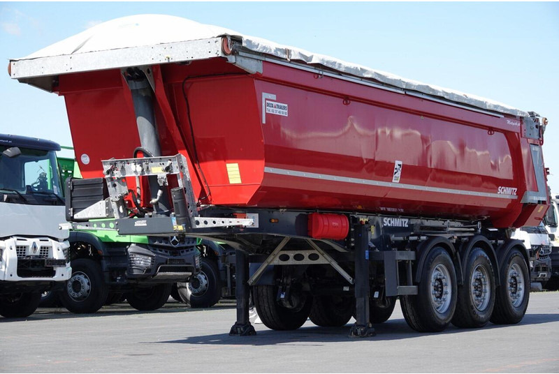 Schmitz Cargobull WYWROTKA / 26 m3 / STALOWA / HYDROKLAPA / OŚ PODNOSZONA / AUTOM - Félpótkocsi billenőplatós: 3 kép. Schmitz Cargobull WYWROTKA / 26 m3 / STALOWA / HYDROKLAPA / OŚ PODNOSZONA / AUTOM - Félpótkocsi billenőplatós: 3 kép.