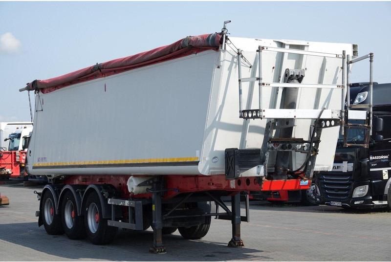 Schmitz Cargobull WYWROTKA 40 M3 / MULDA ALUMINIOWA / OŚ PODNOSZONA / SAF /SPROWAD - Félpótkocsi billenőplatós: 1 kép. Schmitz Cargobull WYWROTKA 40 M3 / MULDA ALUMINIOWA / OŚ PODNOSZONA / SAF /SPROWAD - Félpótkocsi billenőplatós: 1 kép.