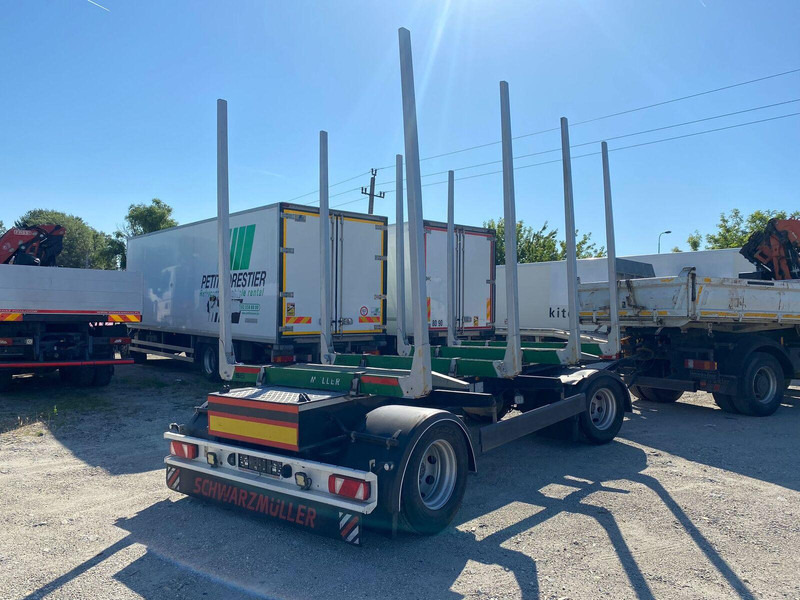 Schwarzmüller Log transporter trailer - Rönkszállító pótkocsi: 4 kép. Schwarzmüller Log transporter trailer - Rönkszállító pótkocsi: 4 kép.